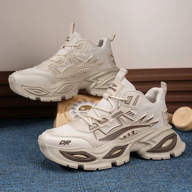 DEERWAY Shock Absorbers With Slip Resistant And Abrasion Resistant Properties Low Top Casual Shoes Men's-3