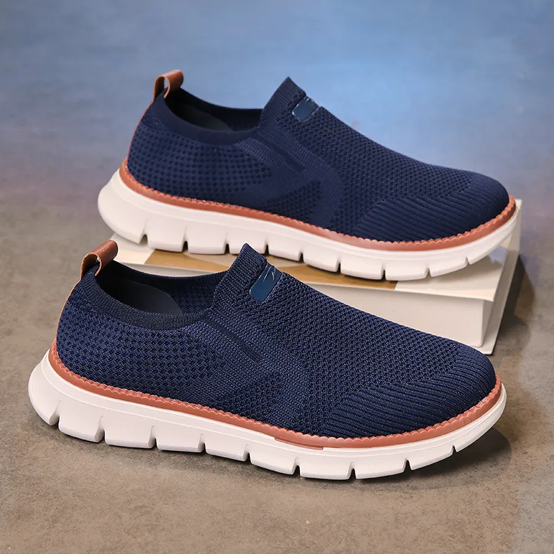 DEERWAY Slip Resistant, Breathable, Lightweight Low Top Casual Shoes Men's-14