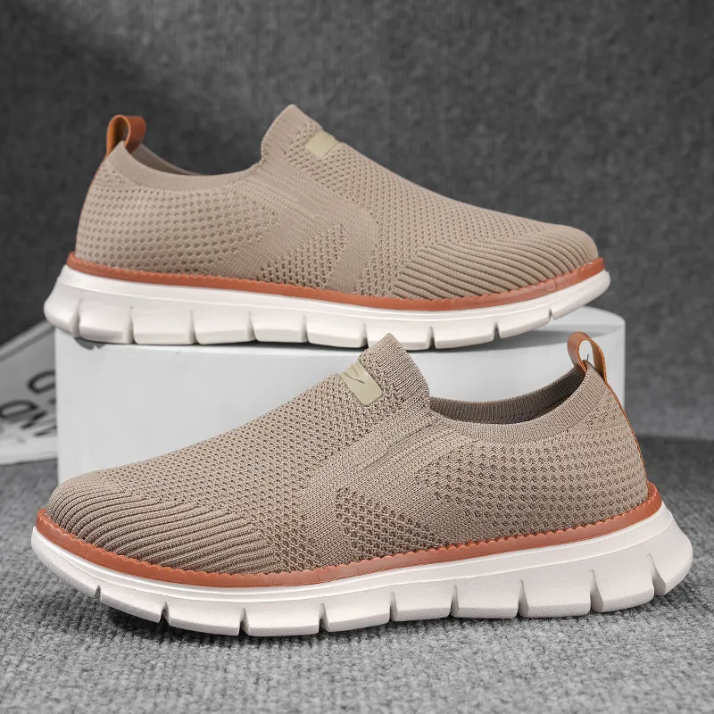 DEERWAY Slip Resistant, Breathable, Lightweight Low Top Casual Shoes Men's-3