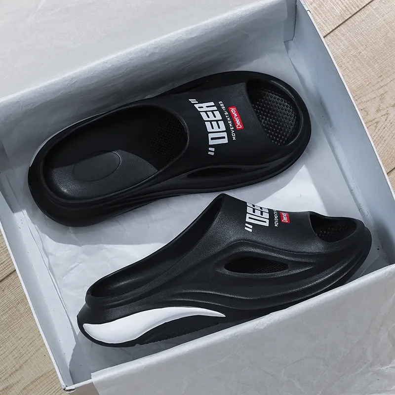 DEERWAY Odor Resistant, Abrasion Resistant Slide Slippers Men's-2