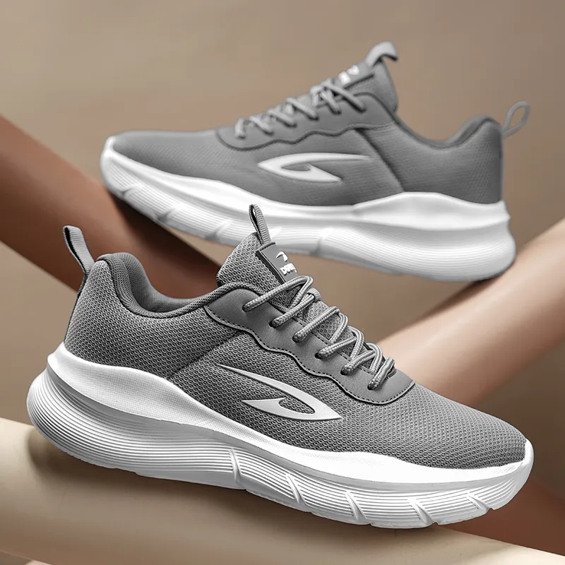 DEERWAY Shock Absorbers Slip Resistant Breathable Low Top Casual Shoes Men's-9