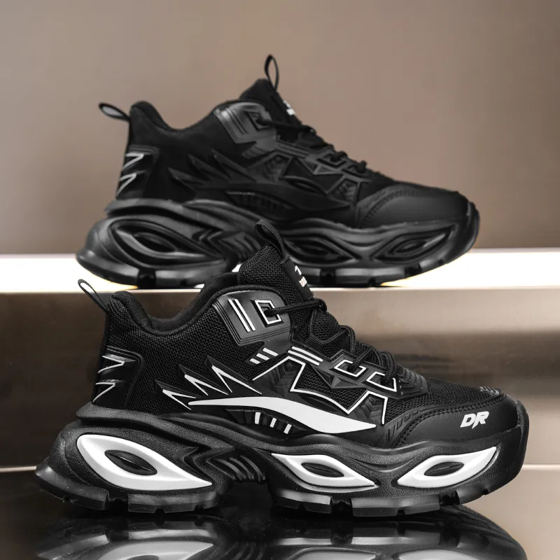 DEERWAY Shock Absorbers With Slip Resistant And Abrasion Resistant Properties Low Top Casual Shoes Men's-16