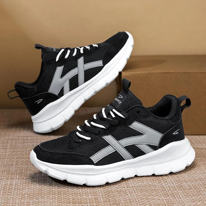 DEERWAY Anti Slip Wear Resistant Low Top Casual Shoes Men's-15