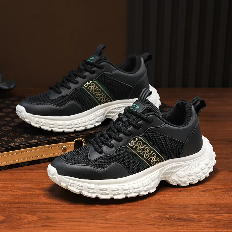DEERWAY Shock Absorbers Slip Resistant Breathable Low Top Casual Shoes Men's-3