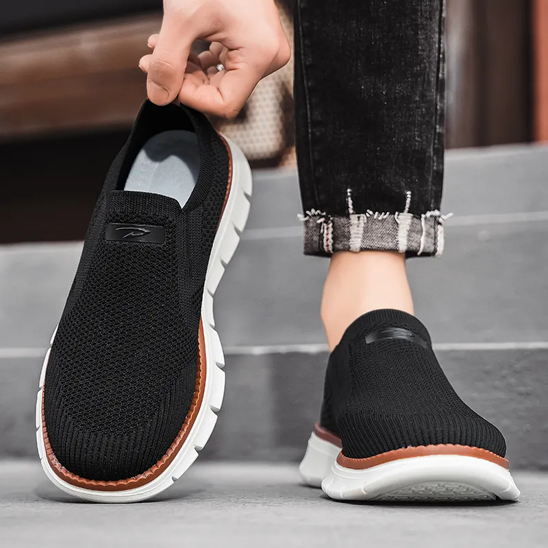 DEERWAY Slip Resistant, Breathable, Lightweight Low Top Casual Shoes Men's-11