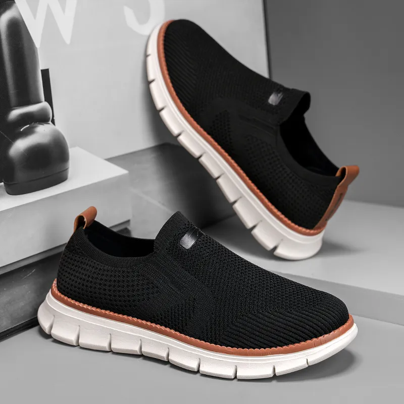 DEERWAY Slip Resistant, Breathable, Lightweight Low Top Casual Shoes Men's-10