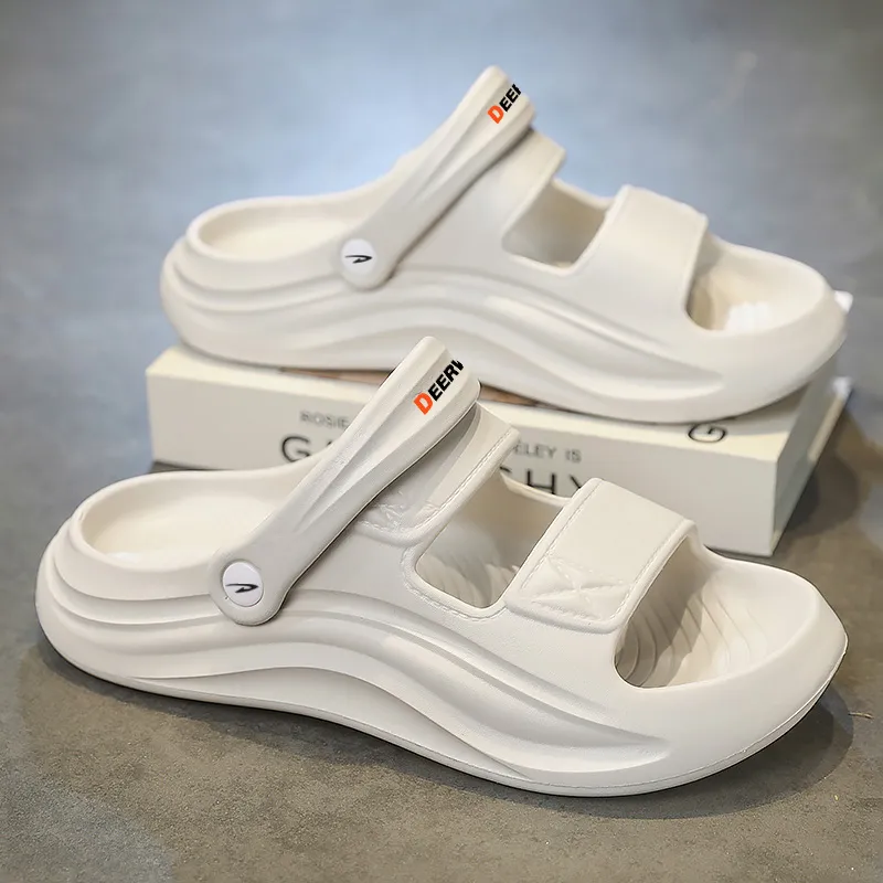 DEERWAY EVA Quiet, Slip Resistant, Quick Dry Slide Slippers Men's-10