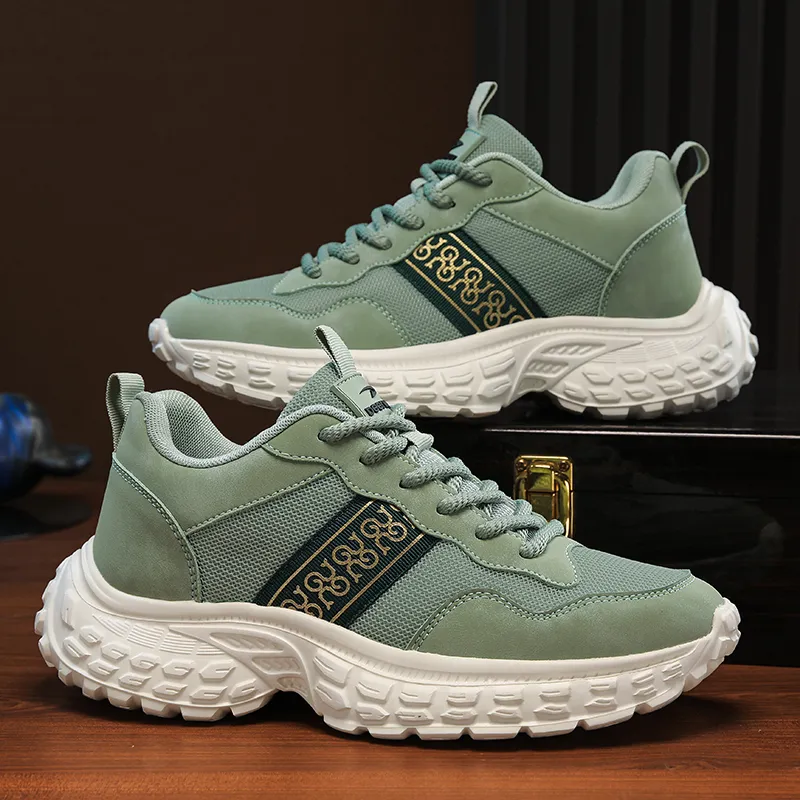 DEERWAY Shock Absorbers Slip Resistant Breathable Low Top Casual Shoes Men's-15