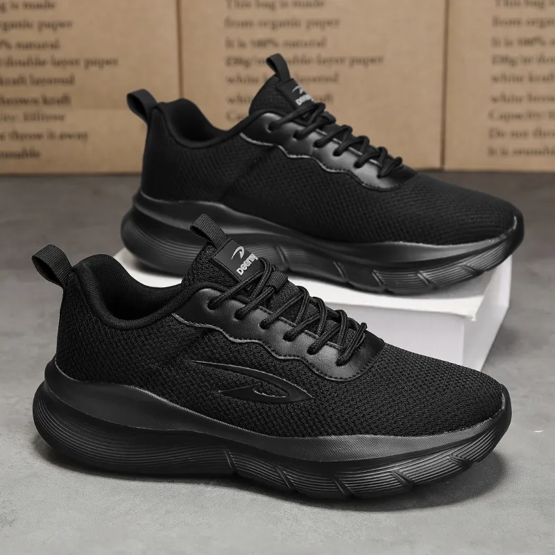 DEERWAY Shock Absorbers Slip Resistant Breathable Low Top Casual Shoes Men's-14