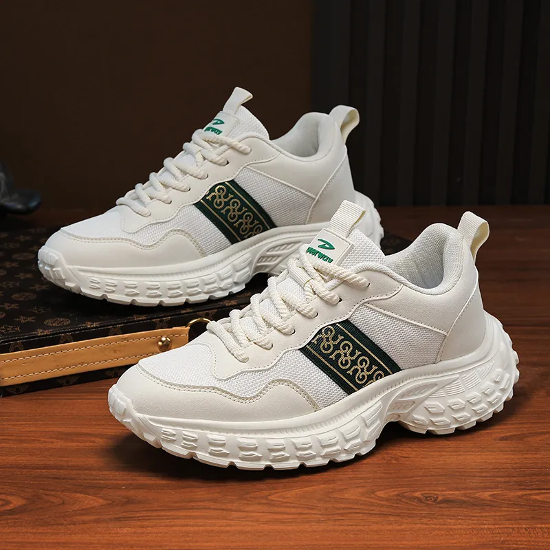 DEERWAY Shock Absorbers Slip Resistant Breathable Low Top Casual Shoes Men's-10