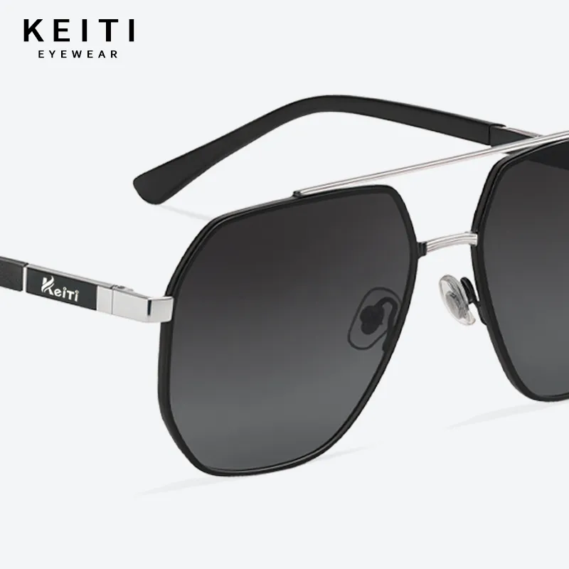 KeiTi Metal Aviator Sunglasses Unisex-1