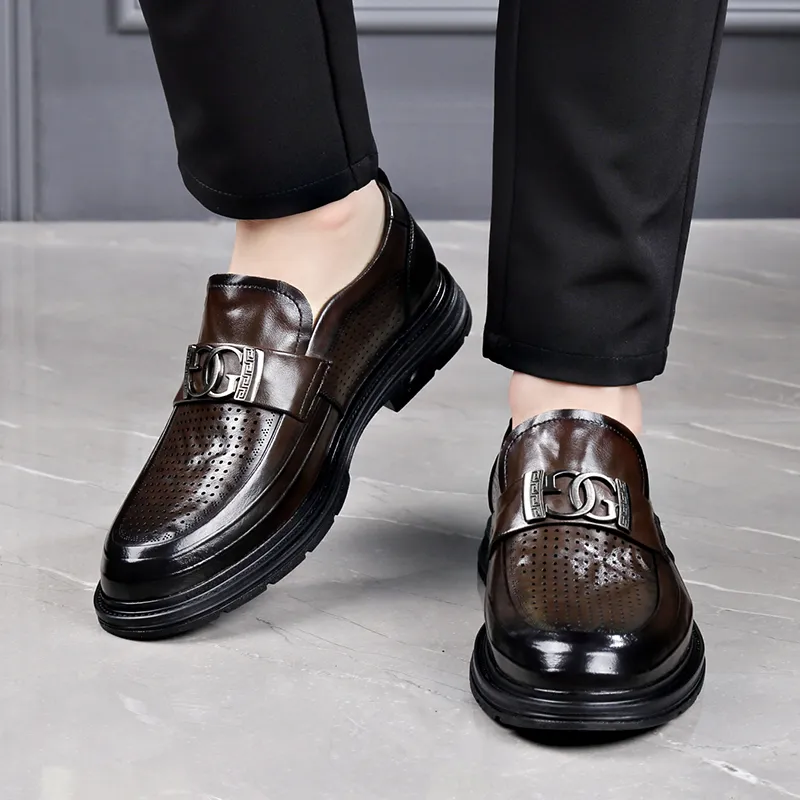 XIAOTOULANG Men's Casual Shoes Men Low Top Black-19