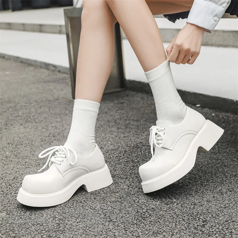 XIAOTOULANG Dress Shoes Men's White-5