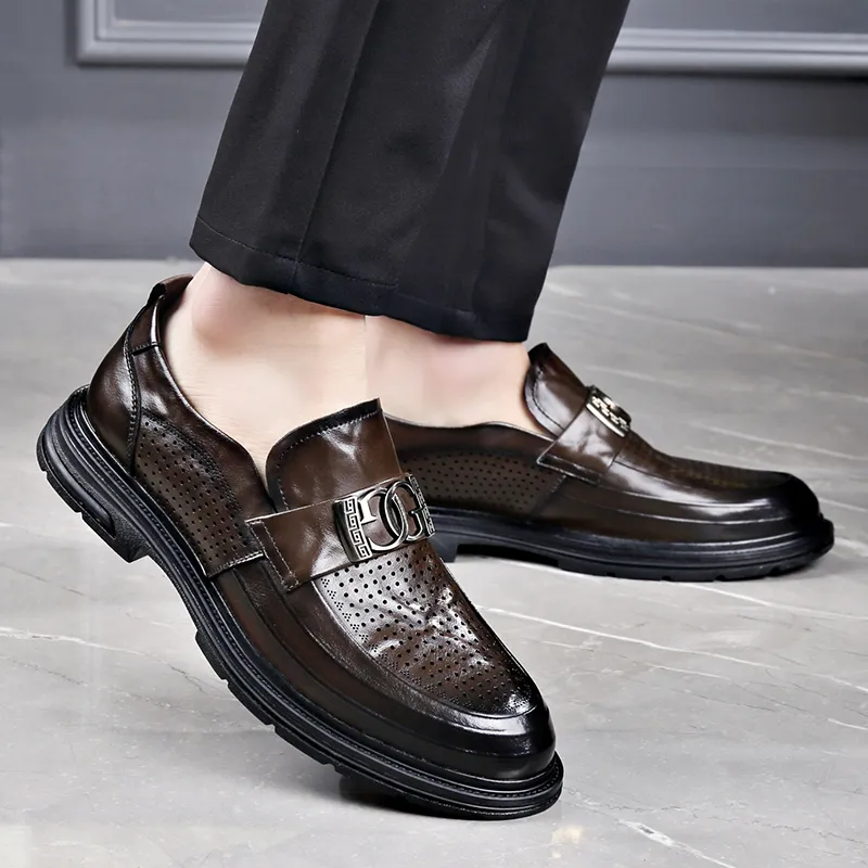 XIAOTOULANG Men's Casual Shoes Men Low Top Black-18