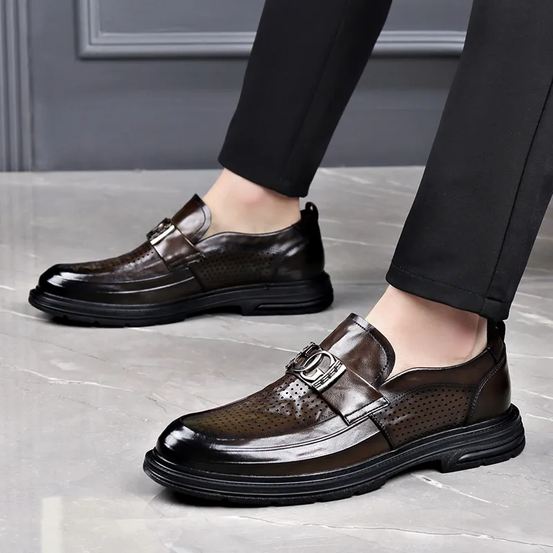 XIAOTOULANG Men's Casual Shoes Men Low Top Black-17