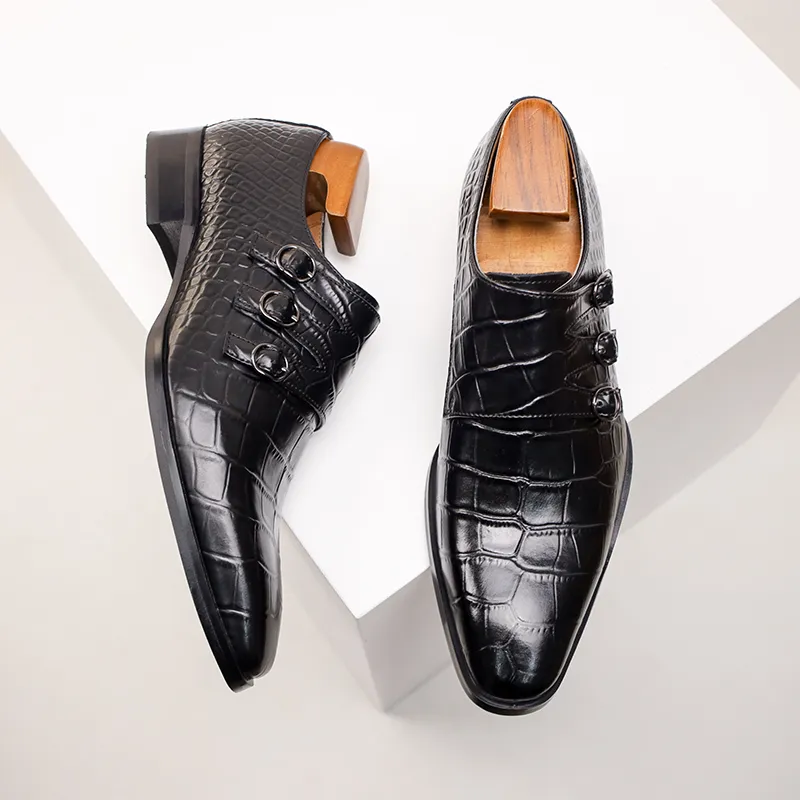 XIAOTOULANG Men's Casual Shoes Men Low Top Black/Brown-2