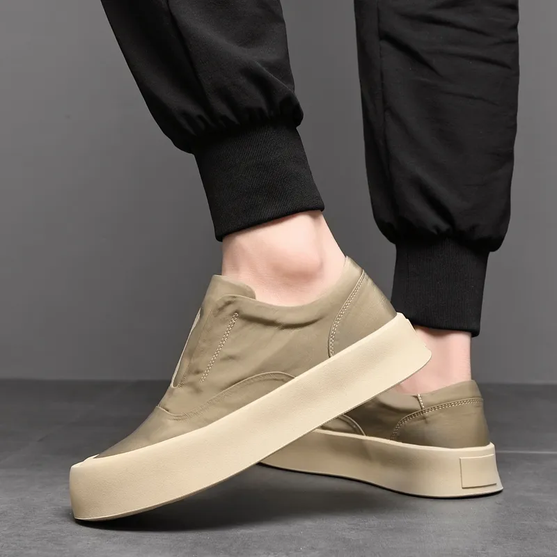 XIAOTOULANG Slip Resistant Breathable Low Top Canvas Shoes Men's-18