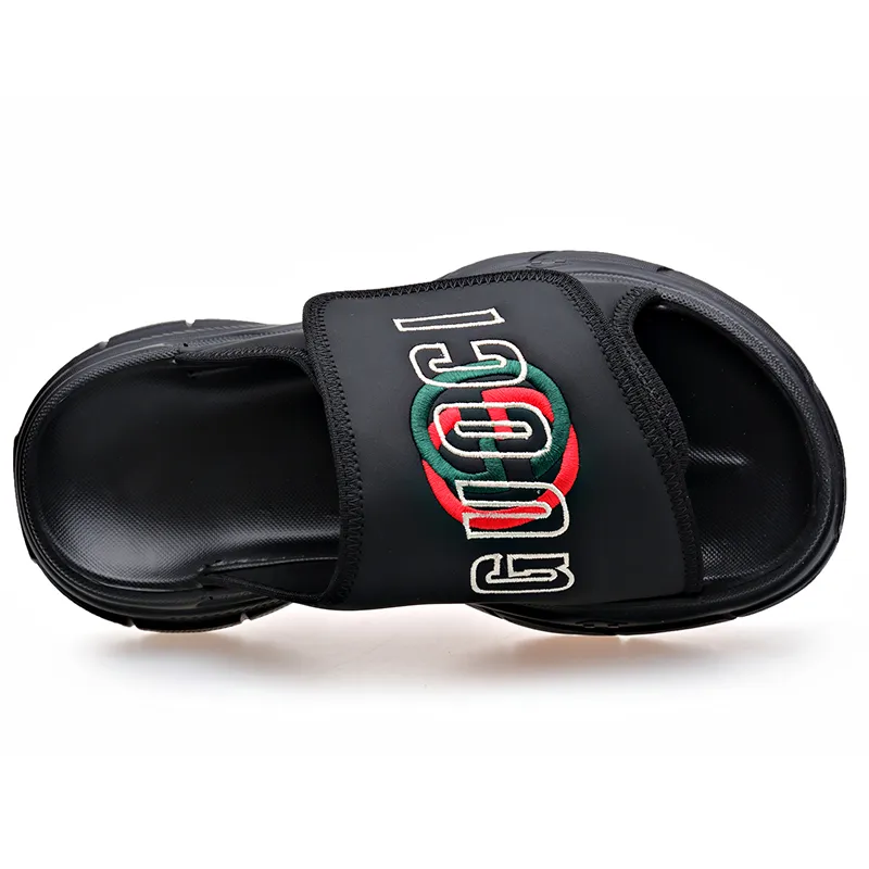 XIAOTOULANG Stitching Slip Resistant Odor Resistant Abrasion Resistant Slide Slippers Men's-2