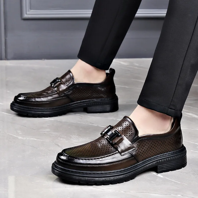 XIAOTOULANG Men's Casual Shoes Men Low Top Black-17