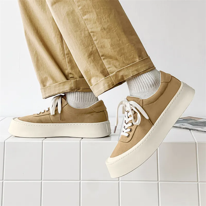 XIAOTOULANG Breathable And Lightweight Low Top Canvas Shoes Men's-6