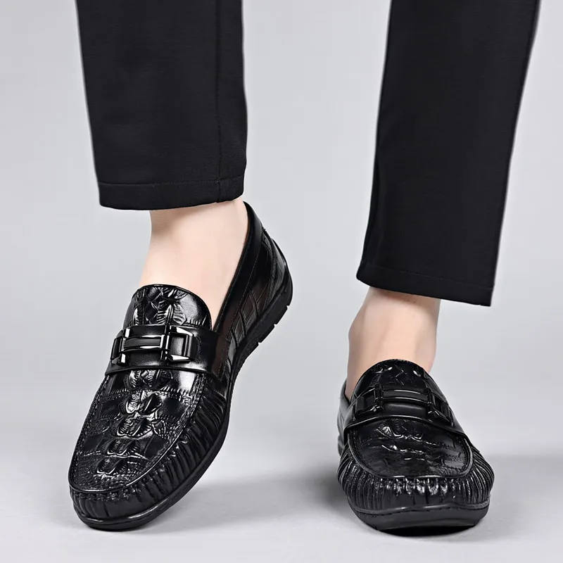 XIAOTOULANG Beanie Shoes Men's Black-7