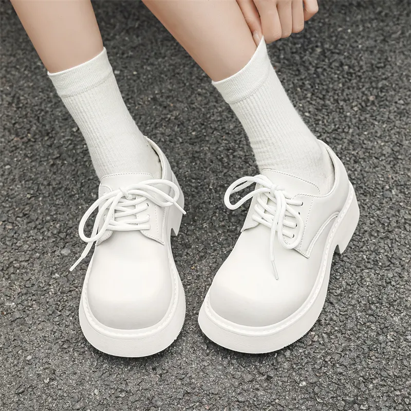 XIAOTOULANG Dress Shoes Men's White-4