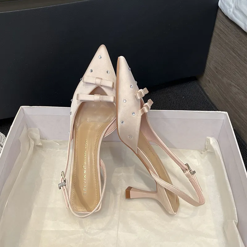 Beijiani Slim Heel High Heels 7CM Women's-9