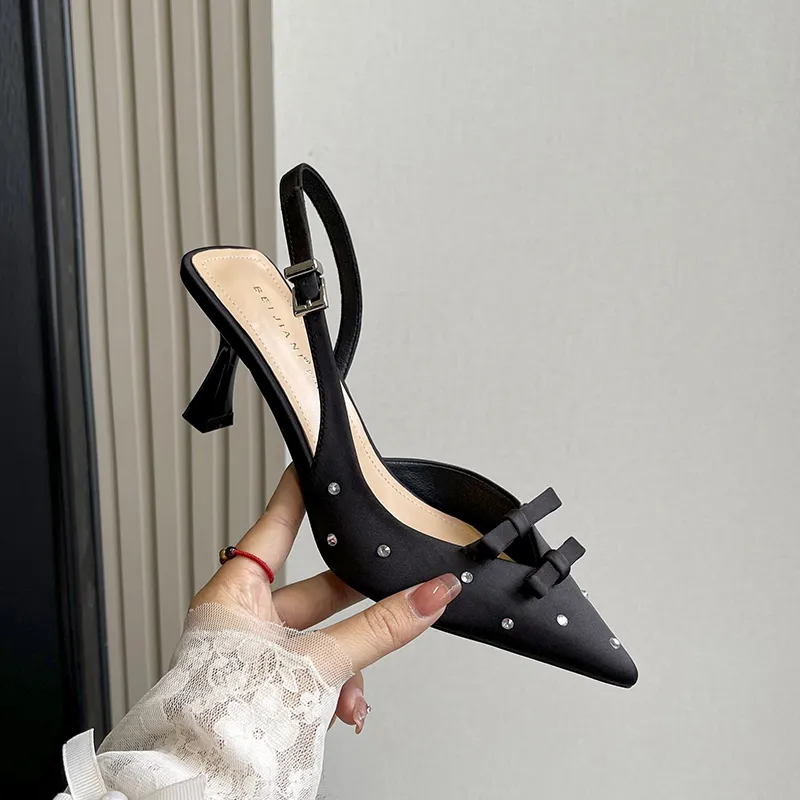 Beijiani Slim Heel High Heels 7CM Women's-1