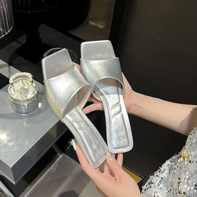 Beijiani Rubber Sole Slip Resistant Abrasion Resistant Slide Slippers Women's-3