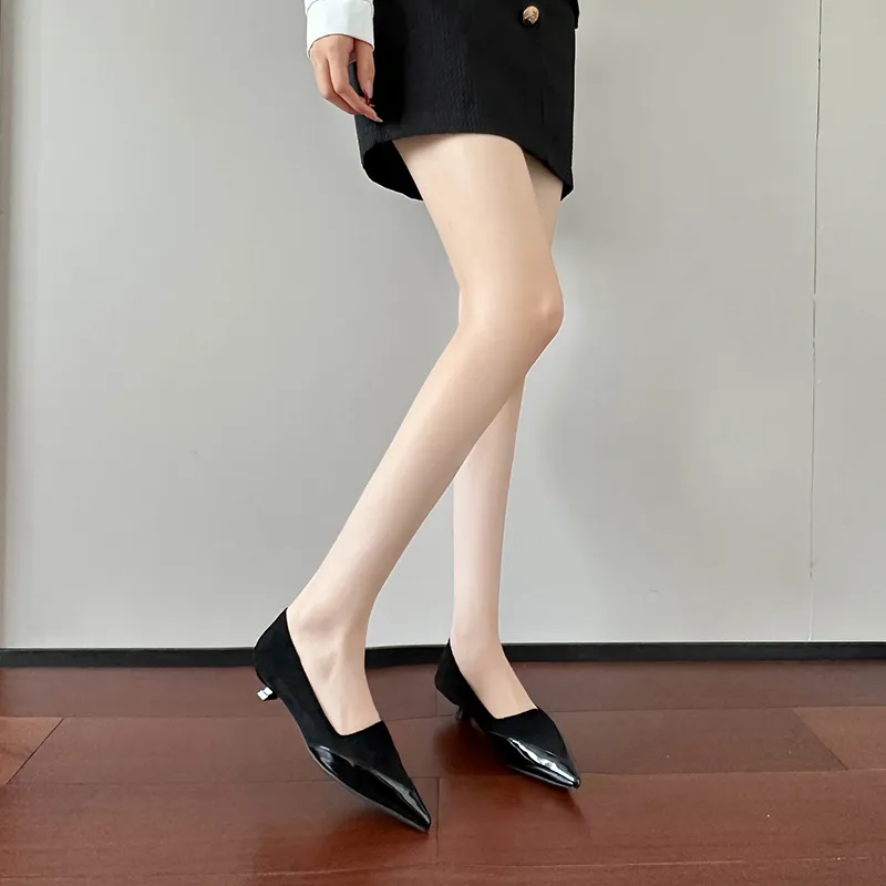 Beijiani Slim Heel High Heels 3CM Women's-2