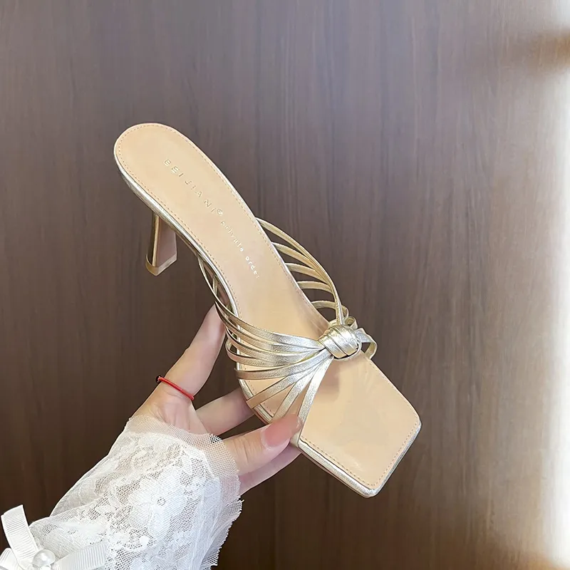 Beijiani Rubber Sole Slip Resistant Abrasion Resistant Slide Slippers Women's-1