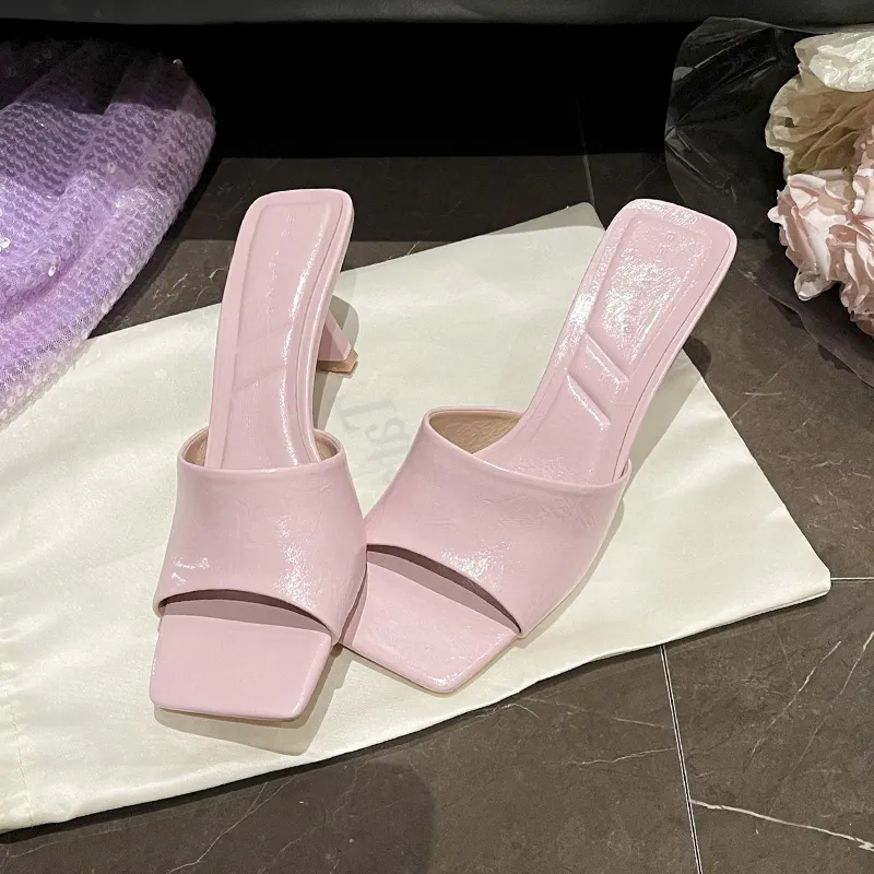 Beijiani Rubber Sole Slip Resistant Abrasion Resistant Slide Slippers Women's-11