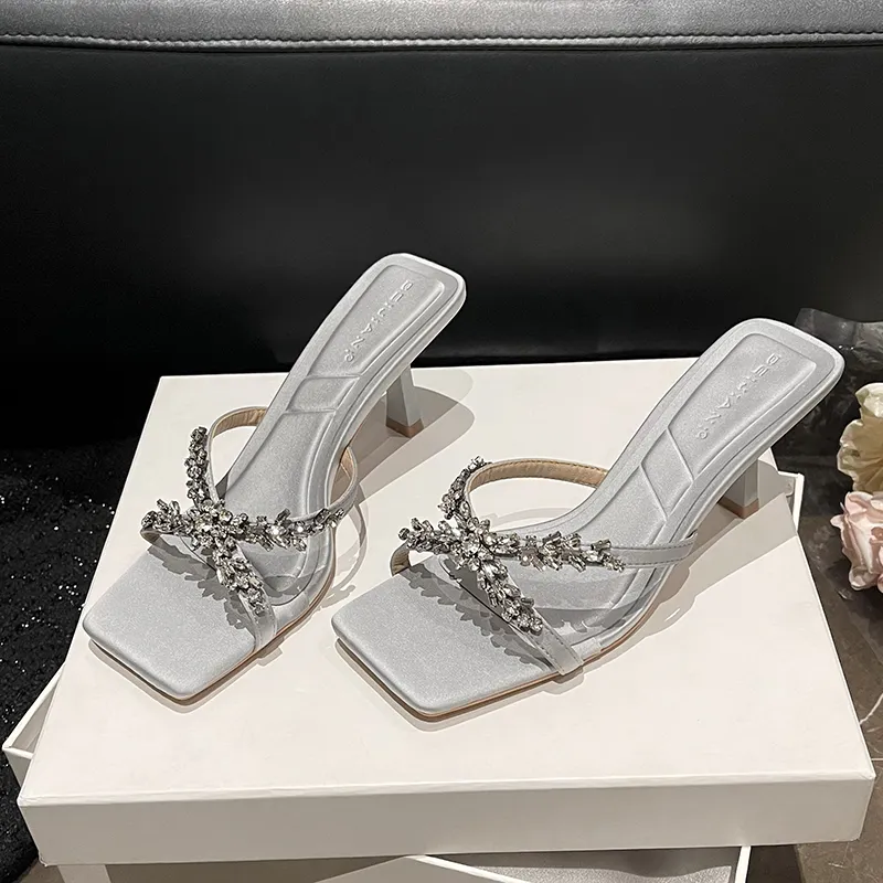 Beijiani Rubber Sole Slip Resistant Slide Slippers Women's-1