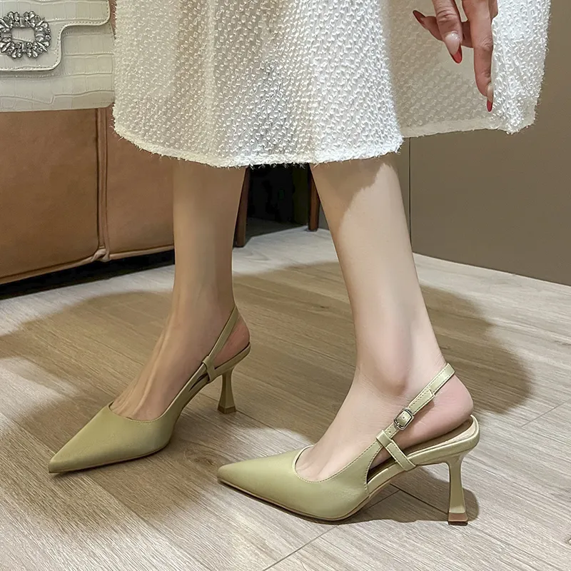 Beijiani Slim Heel High Heels 7CM Women's-5
