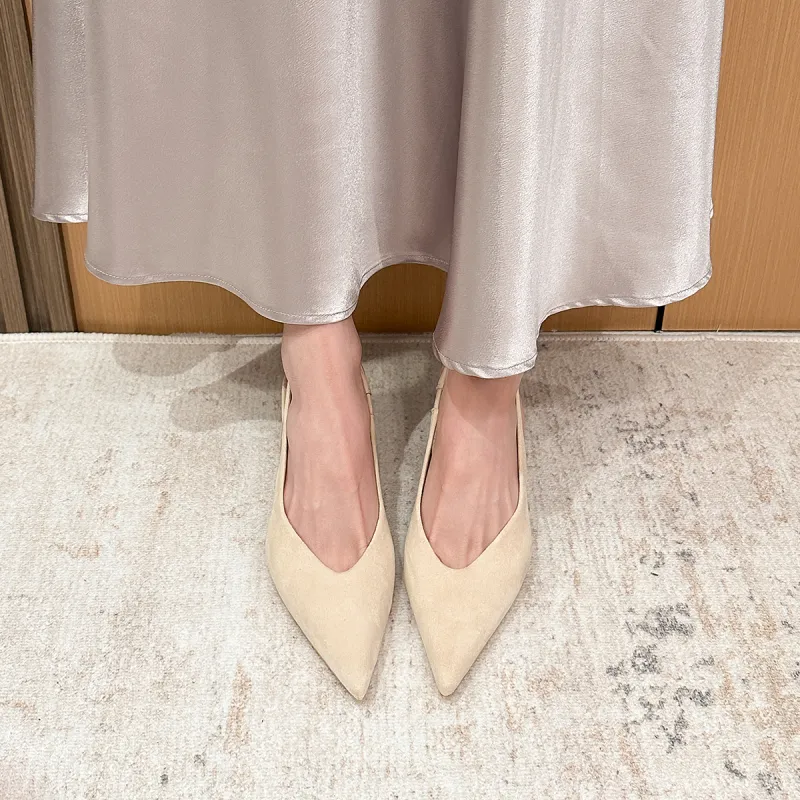 Beijiani Slim Heel High Heels 6.5CM Women's-11