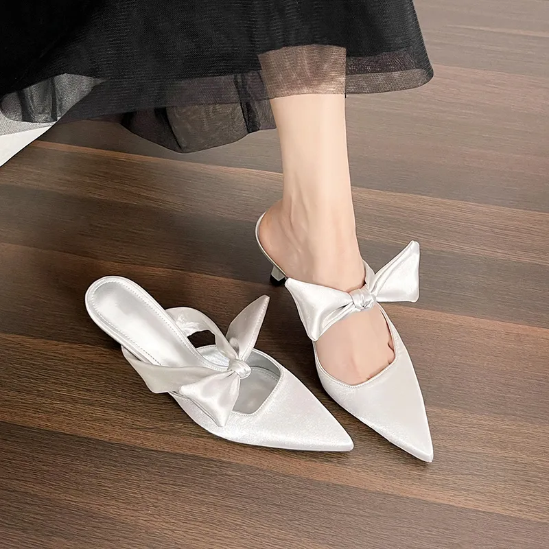 Beijiani Rubber Sole Abrasion Resistant Slip Resistant Closed Toe Slippers Women's-7