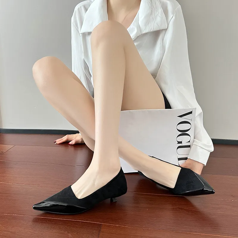 Beijiani Slim Heel High Heels 3CM Women's-1
