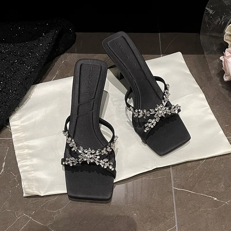 Beijiani Rubber Sole Slip Resistant Slide Slippers Women's-8