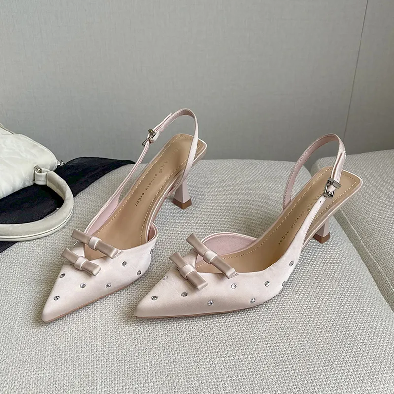 Beijiani Slim Heel High Heels 7CM Women's-8