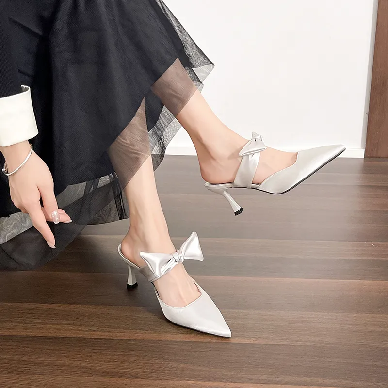 Beijiani Rubber Sole Abrasion Resistant Slip Resistant Closed Toe Slippers Women's-6