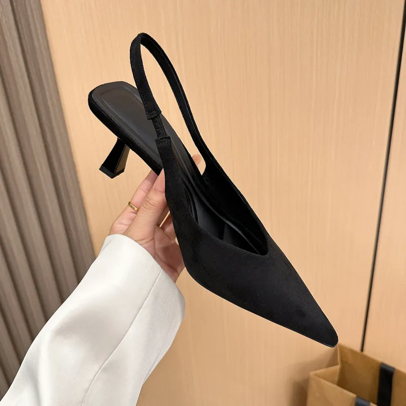 Beijiani Slim Heel High Heels 6.5CM Women's-1