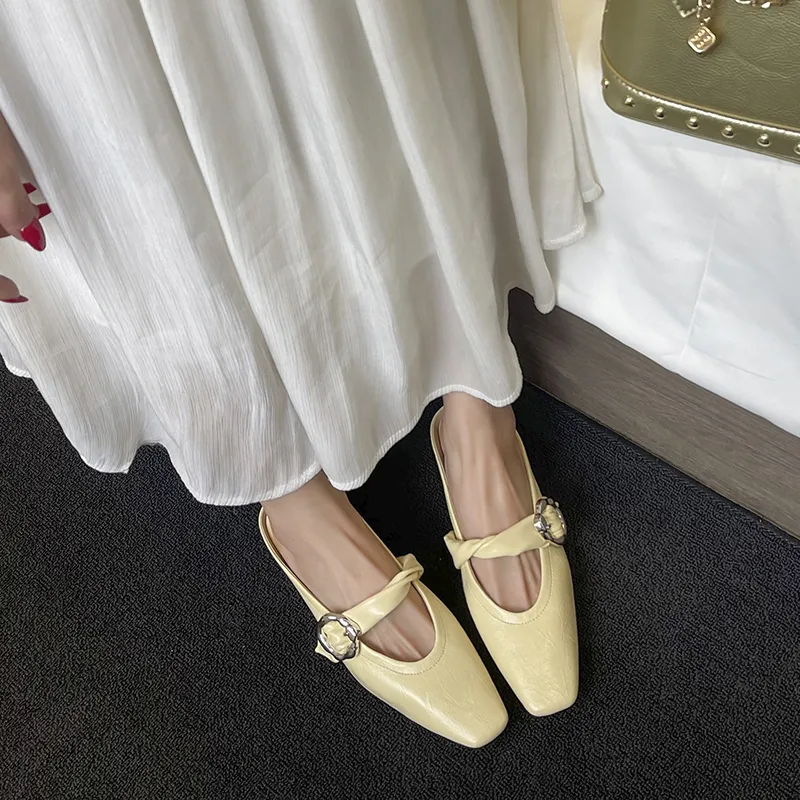 Beijiani Abrasion Resistant Slip Resistant Closed Toe Slippers Women's-5