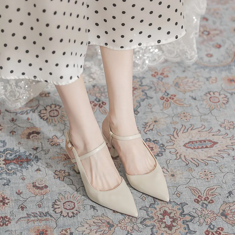 Beijiani Slim Heel High Heels 6CM Women's-6