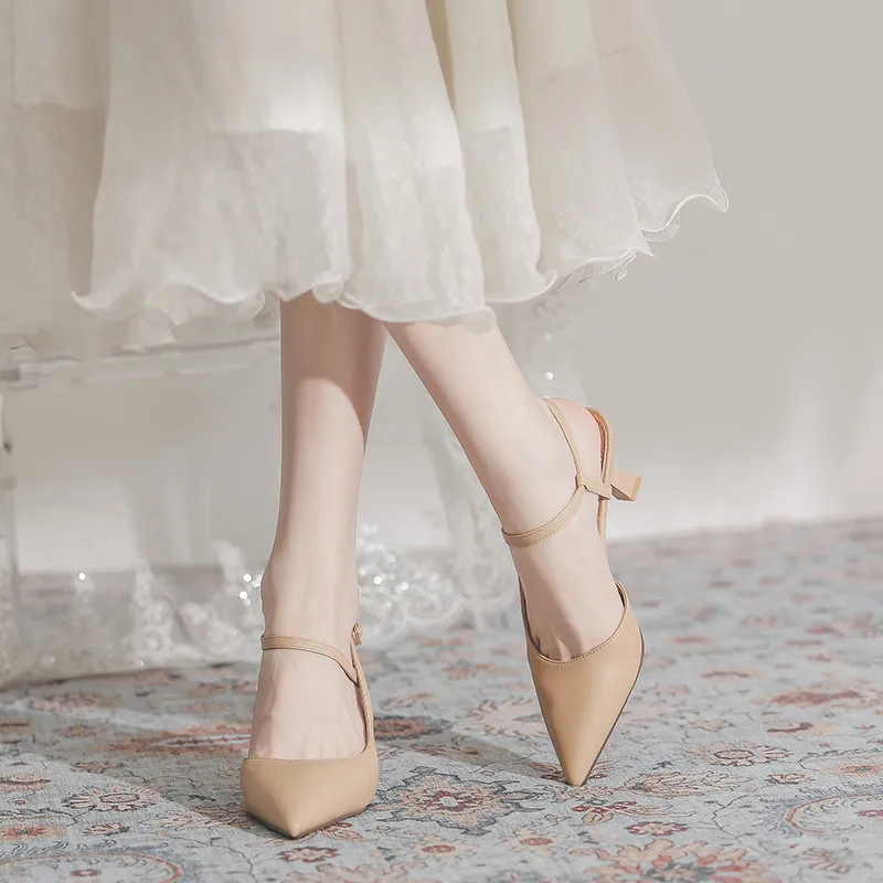 Beijiani Slim Heel High Heels 6CM Women's-10