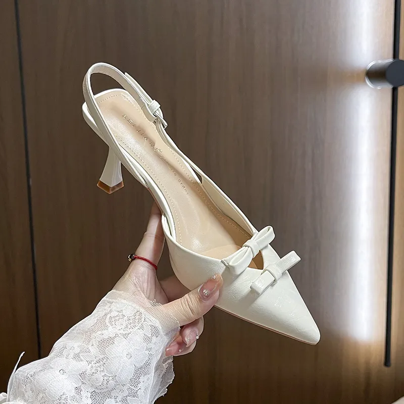 Beijiani Slim Heel High Heels 7CM Women's-8