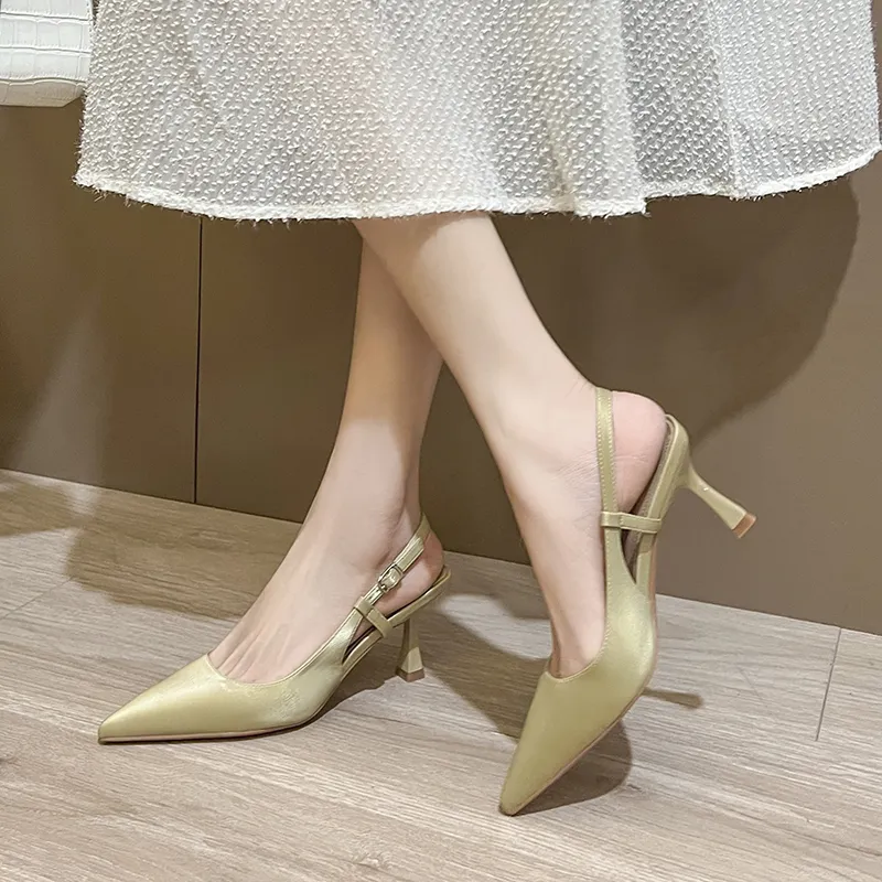 Beijiani Slim Heel High Heels 7CM Women's-2