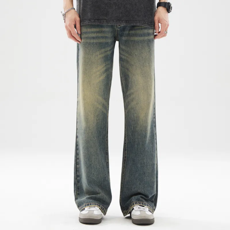 FISHGALAXY Jeans Unisex Vintage Blue-2