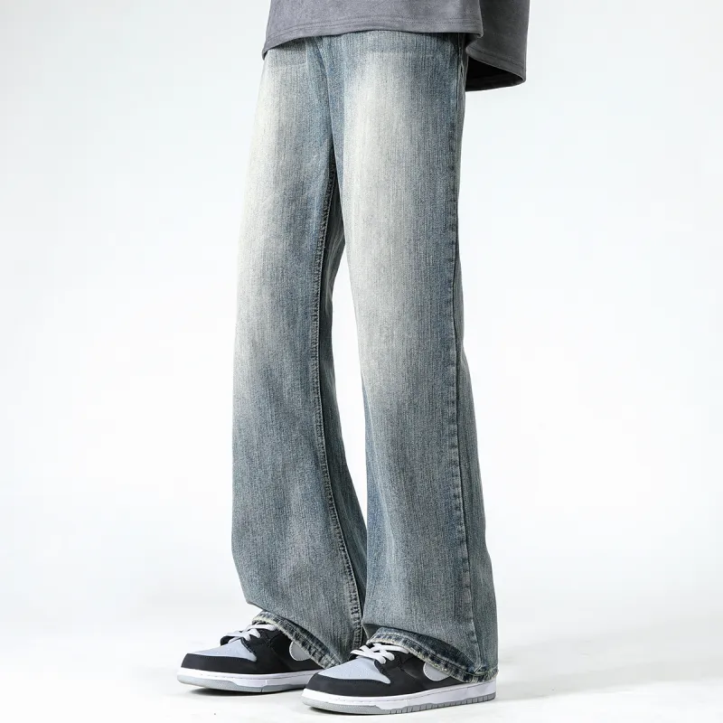 FISHGALAXY Jeans Unisex Vintage Blue-3