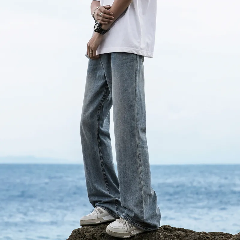 FISHGALAXY Jeans Unisex Light Blue-6
