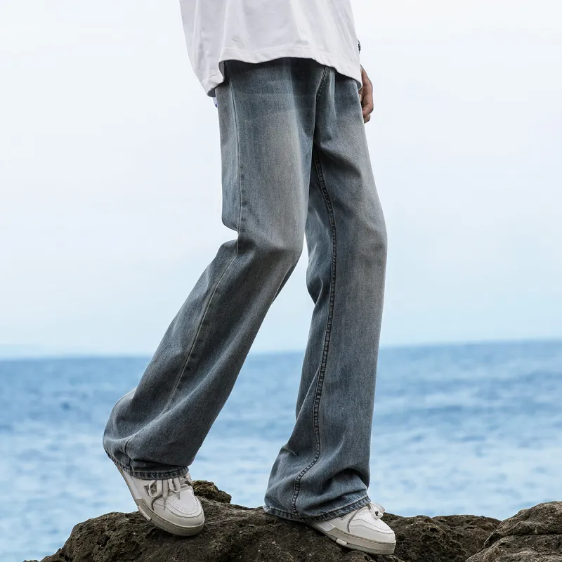 FISHGALAXY Jeans Unisex Light Blue-5